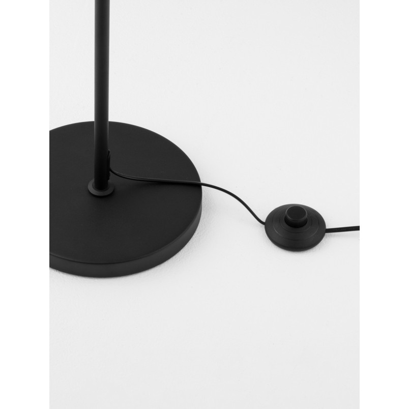 Lampa podłogowa Nocun | Stożek, czarny/złoto | Decolab24