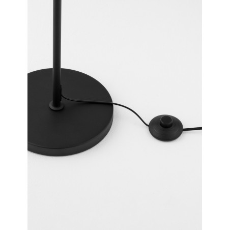 Lampa podłogowa Nocun | Stożek, czarny/złoto | Decolab24