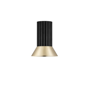 Lampa spot Vialu czarna/złota - Decolab24 | Loftowa