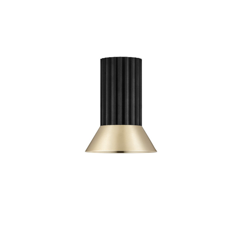 Lampa spot Vialu czarna/złota - Decolab24 | Loftowa