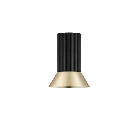 Lampa spot Vialu czarna/złota - Decolab24 | Loftowa
