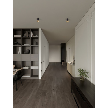 Lampa spot Vialu czarna/złota - Decolab24 | Loftowa