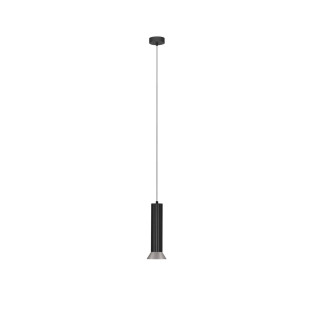 Lampa wisząca Vialu - Stożek czarny/brąz, Loft, Decolab24