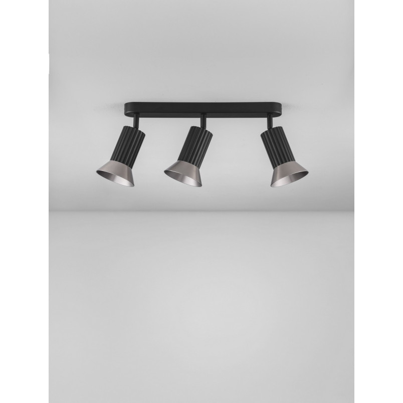 Reflektor sufitowy 3 punktowy Vialu - Loftowy design | Decolab24