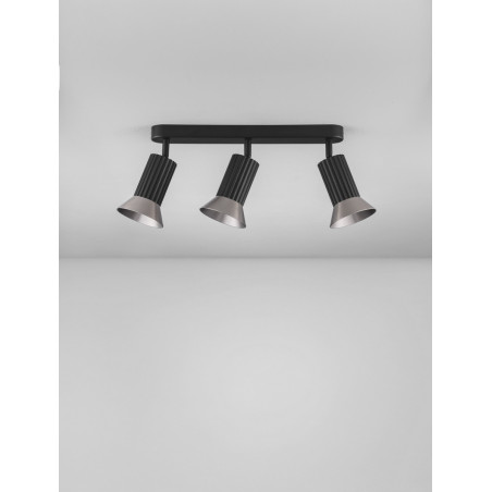 Reflektor sufitowy 3 punktowy Vialu - Loftowy design | Decolab24