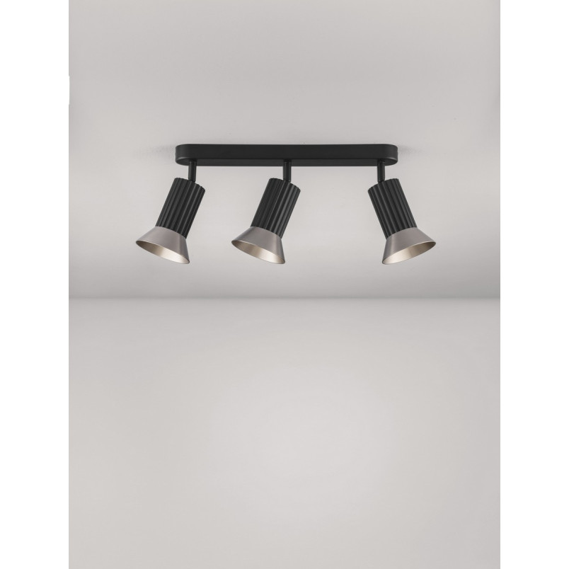 Reflektor sufitowy 3 punktowy Vialu - Loftowy design | Decolab24