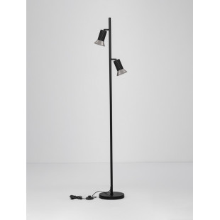 Lampa podłogowa Vialu | Loftowa, podwójna, regulowana | Decolab24