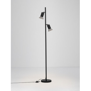 Lampa podłogowa Vialu | Loftowa, podwójna, regulowana | Decolab24