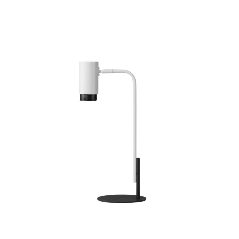 Lampa biurkowa minimalistyczna biało-czarna Sinsesi | Decolab24