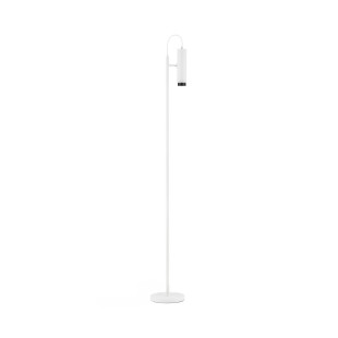 Lampa podłogowa minimalistyczna biało-czarna Sinsesi 160cm | Decolab24