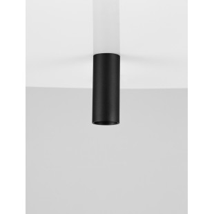 Lampa spot tuba Moro 4cm czarna | Decolab24