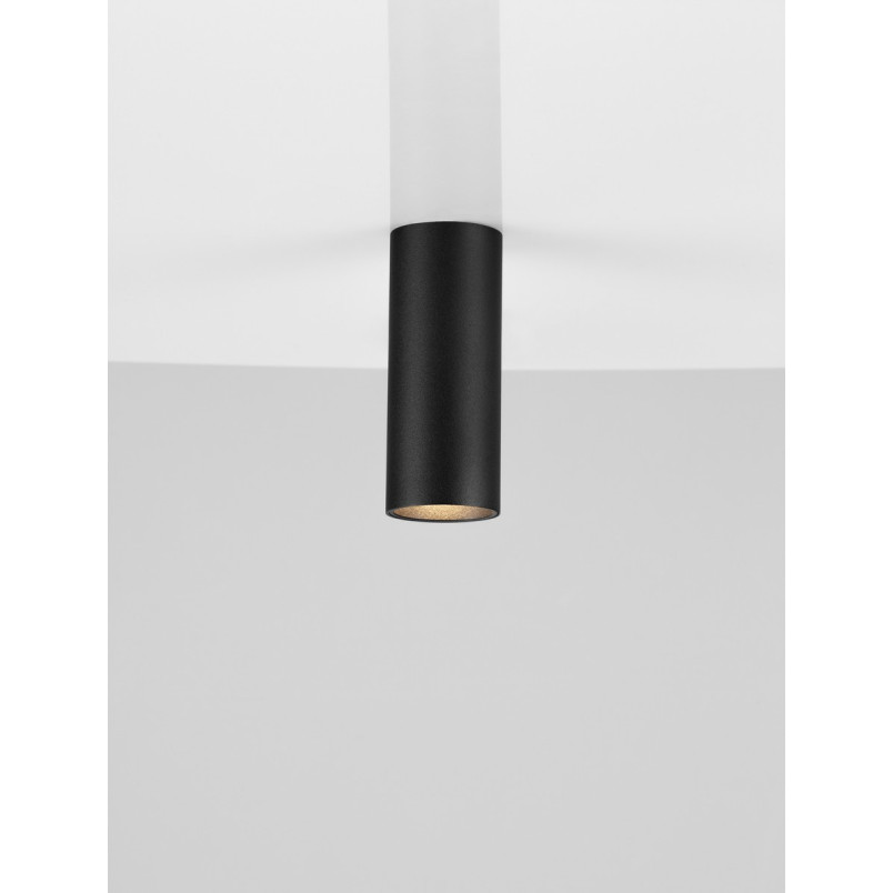 Lampa spot tuba Moro 4cm czarna | Decolab24