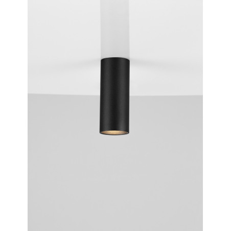 Lampa spot tuba Moro 4cm czarna | Decolab24