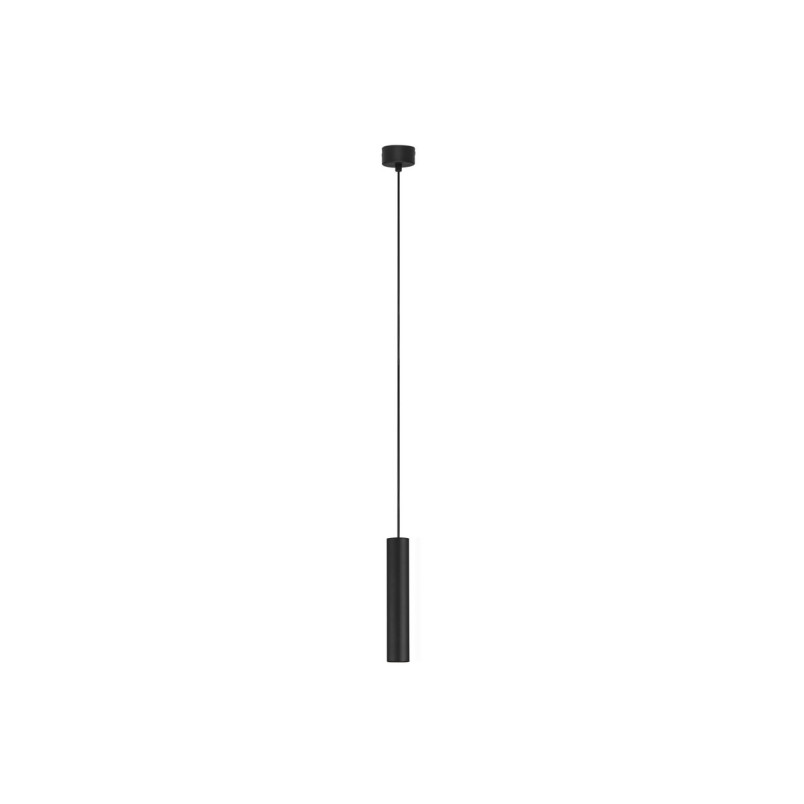 Lampa wisząca tuba Moro 4cm czarna | Decolab24