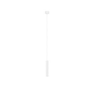 Lampa wisząca tuba Moro 4cm biała - Decolab24