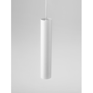 Lampa wisząca tuba Moro 4cm biała - Decolab24