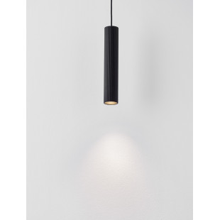 Lampa wisząca tuba czarna Montec 4cm - Decolab24