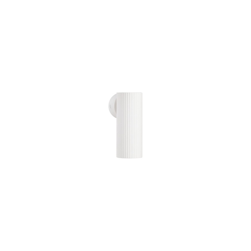 Kinkiet tuba ryflowana Montec 4cm biały | Decolab24