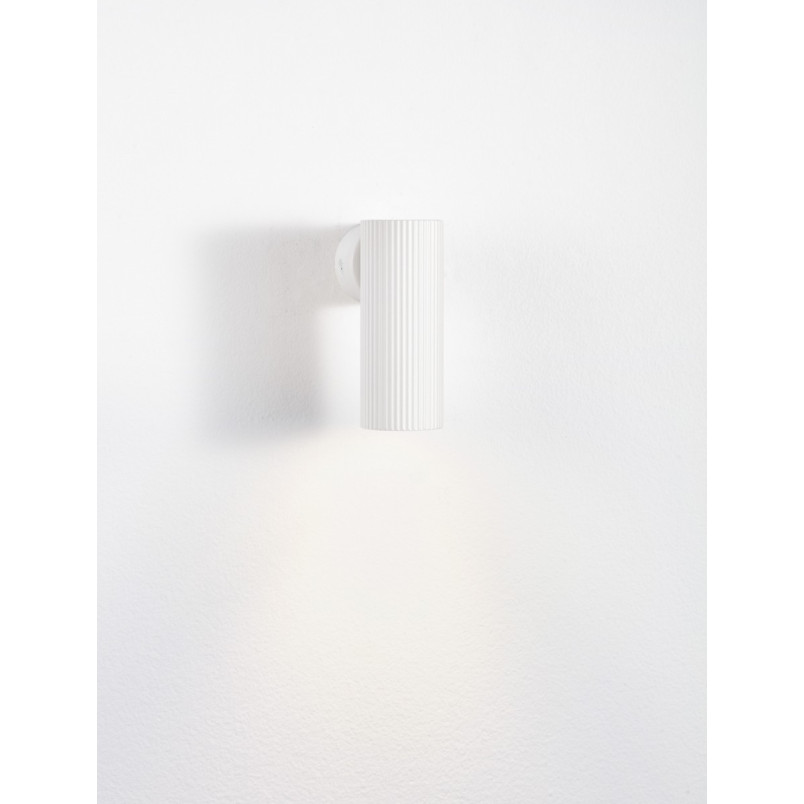 Kinkiet tuba ryflowana Montec 4cm biały | Decolab24