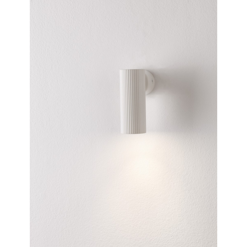 Kinkiet tuba ryflowana Montec 4cm biały | Decolab24