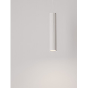 Lampa wisząca tuba Montec 4cm biała | Decolab24