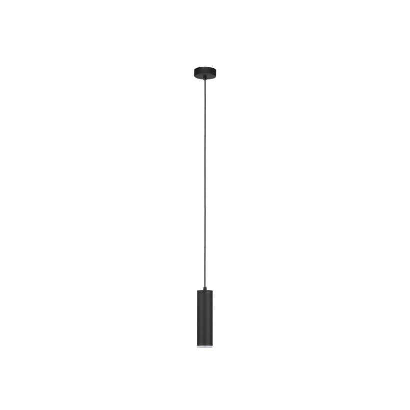 Lampa wisząca Moma - minimalistyczna tuba, czarna | Decolab24