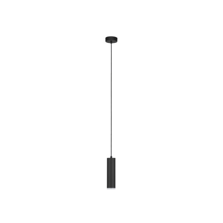 Lampa wisząca Moma - minimalistyczna tuba, czarna | Decolab24