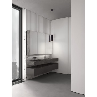 Lampa wisząca Moma - minimalistyczna tuba, czarna | Decolab24