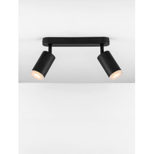 Reflektor Moma 2xGU10 Czarny | Oświetlenie Minimalistyczne
