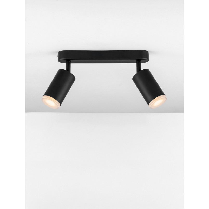 Reflektor Moma 2xGU10 Czarny | Oświetlenie Minimalistyczne