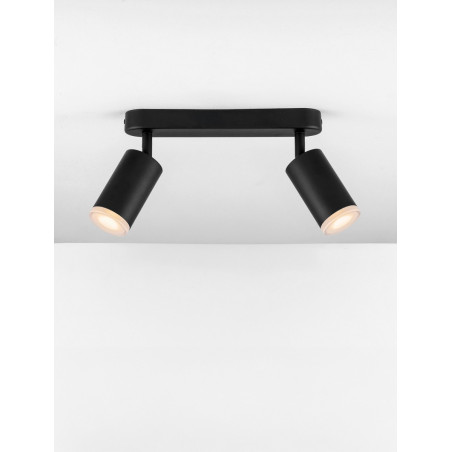 Reflektor Moma 2xGU10 Czarny | Oświetlenie Minimalistyczne