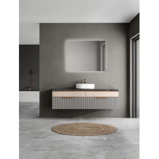 Lustro LED Daliap 80x80cm - Nowoczesne, Bezramkowe, IP44