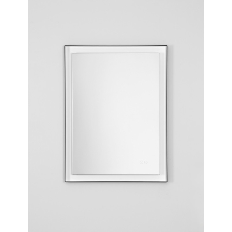 Lustro LED 60x80 czarne - Decolab24 | Oświetlenie łazni