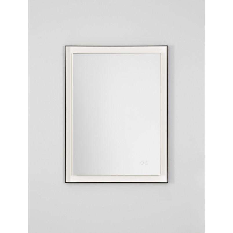 Lustro LED 60x80 czarne - Decolab24 | Oświetlenie łazni