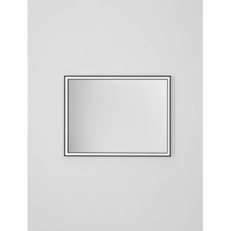 Lustro LED Broma 80x60 czarne - Decolab24