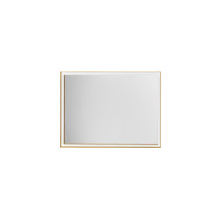 Lustro LED Broma 80x60cm, Złota Rama | Decolab24