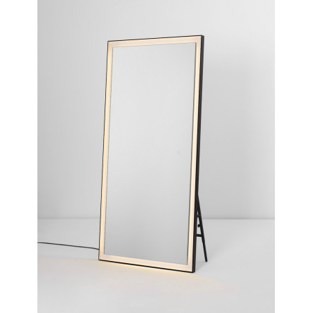 Lustro LED Donaia 150x75 czarne - Decolab24