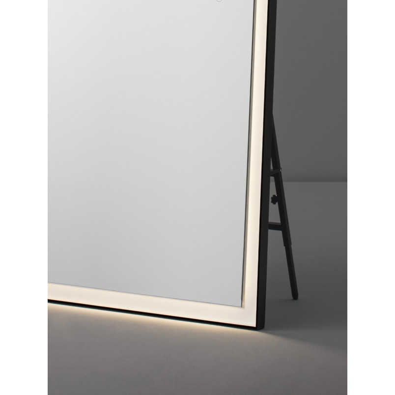 Lustro LED Donaia 150x75 czarne - Decolab24