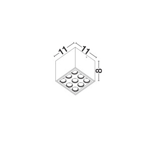 Plafon ogrodowy Jaxi LED antracyt | Decolab24
