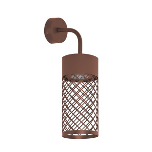 Kinkiet Motelip LED - Rdzawy, Metalowy - Decolab24