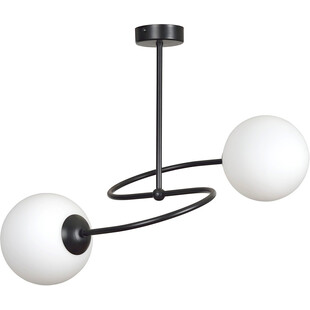 Lampa sufitowa szklane kule Selbi II 44 czarno-biała marki Emibig