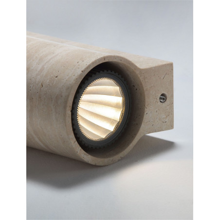 Kinkiet zewnętrzny Malba LED - Trawertyn, 3000K-6000K | Decolab24