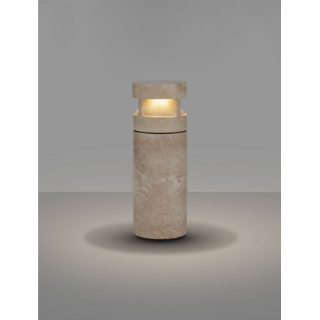 Lampa zewnętrzna Malba LED - Elegancki trawertyn | Decolab24