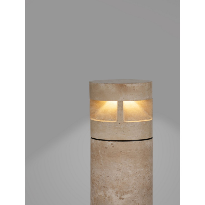Lampa zewnętrzna Malba LED - Elegancki trawertyn | Decolab24