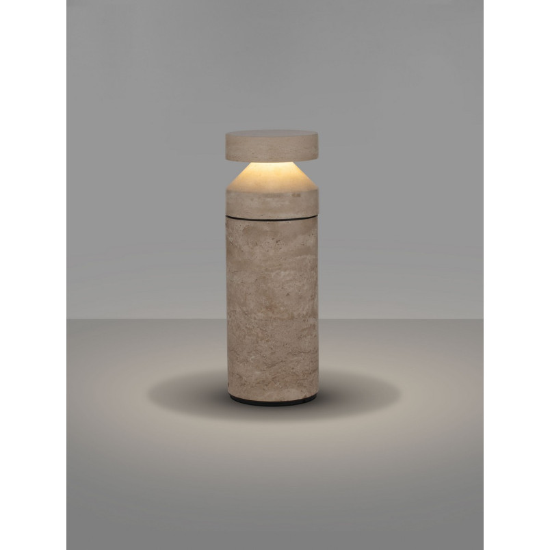 Lampa zewnętrzna Malba z trawertynu | Decolab24