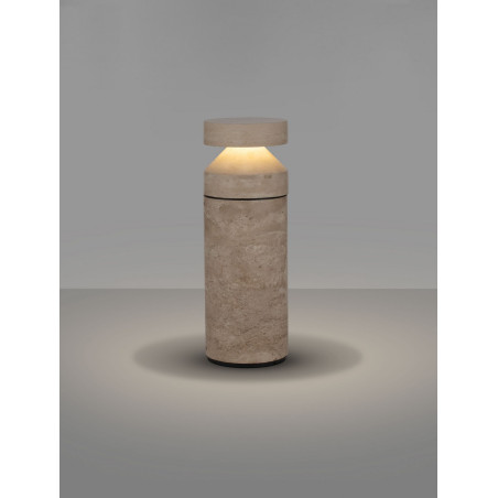 Lampa zewnętrzna Malba z trawertynu | Decolab24