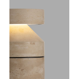 Lampa zewnętrzna Malba z trawertynu | Decolab24