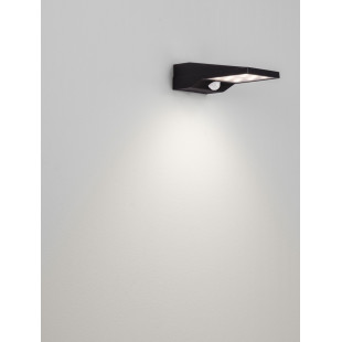 Kinkiet solarny Sotrek LED 3000K czarny - czujnik ruchu