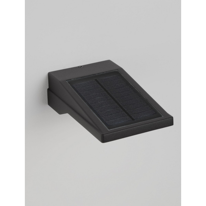 Kinkiet solarny Sotrek LED 3000K czarny - czujnik ruchu