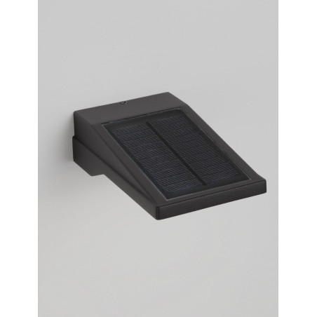 Kinkiet solarny Sotrek LED 3000K czarny - czujnik ruchu